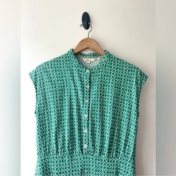 Boden Easy Jersey Green Shirt Dress - 8P - Picture 9 of 16